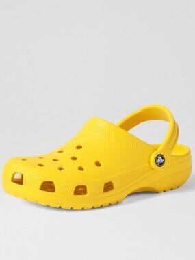 Crocs Unisex Adult Classic Clog Sandals in Yellow Size M6 W8
